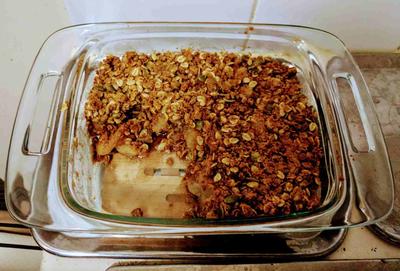 Cooked Vegan Apple Crumble